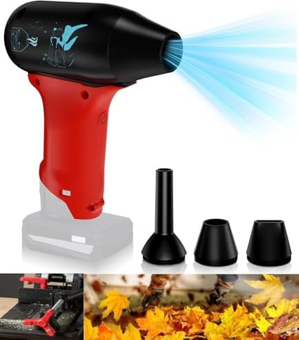 Gebläse Laubbläser für Milwaukee 12V M12 Akku,Mini Jet Dry Blower,Druckluft Duster,Staubbläser,Elektrische Staubgebläse130000RPM Hochgeschwindigkeitsgebläse,Turbo Dryer Auto(NO Batterie)