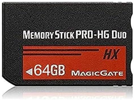 Firstwin Memory Stick Pro DUO HX 64GB Memory Card Thumb Drive Flash Drive Bulk Fit for PSP 1000/2000/3000