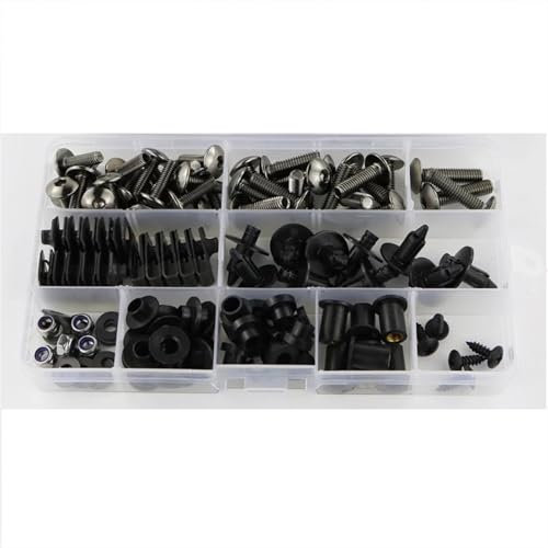 HZBHD Schraubensatz Motorrad-Verkleidungsschraubensatz, Schrauben, Befestigungselemente, Muttern, Clips Für Suzuki GSXR600 GSX-R600 GSXR 600 750 GSX-R750 2001-2003 Windschutzscheibenbolzen(Titan)