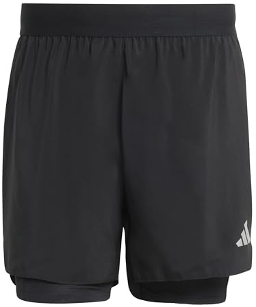 adidas Herren Adi365 Running Essentials 2In1 Shorts, Black, XL