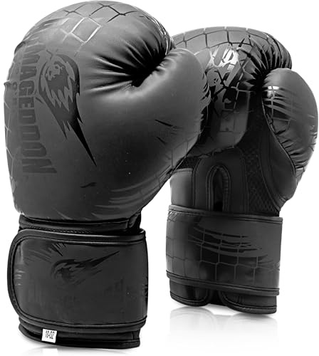 Gants de Boxe pour Homme et Femme – Entraînement Professionnel de Boxe, Kickboxing et Muay Thai – Sparring, Sac de Frappe et Sports de Combat – Design Résistant pour Usage Intensif