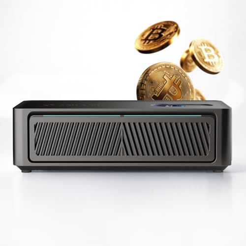Canaan Avalon Nano 3S Heim-Bitcoin-Miner – 6 TH/s, 140 W, SHA-256 ASIC-Miner – Leise & energieeffiziente BTC-Mining-Maschine (Schwarz)