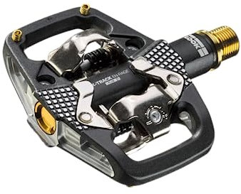 LOOK Cycle - X-Track En-Rage Plus TI MTB-Pedale - Kompatibel mit Standard-SPD-Mechanismus - Ultra Starker geschmiedeter Aluminiumkörper - Titan-Achse - Ideale Enduro-Bike-Pedale
