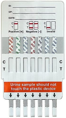 Drug Testing Kit, Tests for 7 Main Drugs in Urine, Test Home or Work, Detailed Instructions