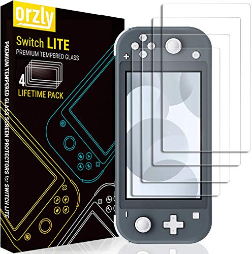Verre Trempé Protection écran pour Nintendo Switch Lite (4 Pièces), Film Protecteur D'écran pour Nintendo Switch Lite (2019)
