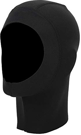 Keenso Tauchhaube, 1mm Unisex Tauchhaube Tauchhut Tauchen Sonnenschutzhaube Schwarze Tauchmütze zum Schwimmen Tauchen Surfen Schnorcheln