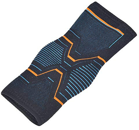 Knöchelbandage, Elastisch Sprunggelenk Knöchelschutz, Sprunggelenkbandage für Fußball Basketball Fitness(XL)