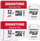 GIGASTONE Micro SD Card 32GB 2-Pack with 2x SD Adapter + 2x Mini-case, Gaming Plus, High Speed 90MB/s, Full HD Video Recording, Micro SDHC UHS-I A1 Class 10