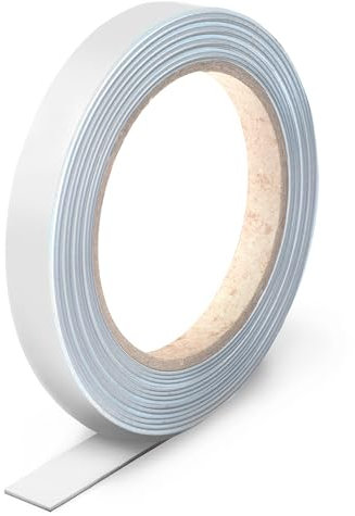 Selbstklebende Stahlblech Magnet-Wandleiste als Haftgrund für Magnete I 12 mm Breit 5 Meter Lang I Magnetleiste I einfach zuschneidbar I für Magnete I mag242