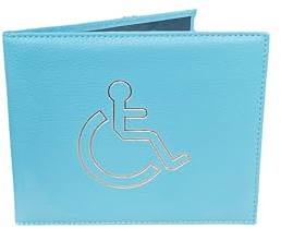 REQUISITE NEEDS Disabled Blue Badge and Timer Holder Wallet Protector Disability Parking Permit Holder (Sky Blue)