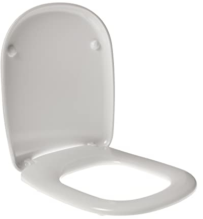 Copriwater per IDEAL STANDARD TESI CLASSIC AVVOLGENTE come ORIGINALE TERMOINDURENTE BIANCO cerniera inox