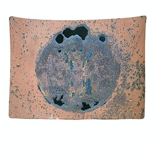 Ulticool - Industrieller Mandala Vintage - Wandteppich - 200 x 150 cm - Großer Wandteppich - Poster Dekoration - Verkleidungen - Industriekreis - Leinwand Tapisserie Malerei - Zubehör