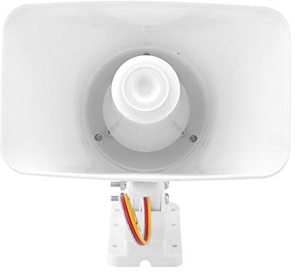 DC12V sirène d'alarme à la Maison, 150 DB DC 12V Double tonalité Filaire klaxon 150dB système antivol Avertissement Althorn pour sécurité Domicile Audio Double Filaire Alarme
