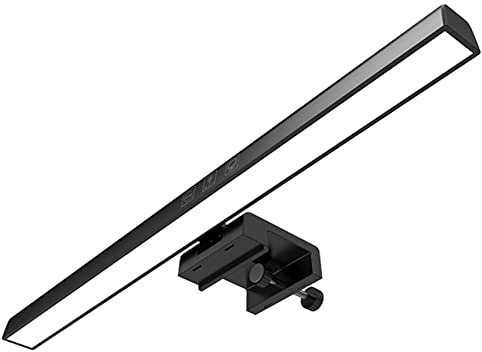 JNJOOD Barra de Luces para Monitor de Computadora PortáTil USB E-Reading Luz de Trabajo LED 3 Temperatura de Color Ajustable, Sin Reflejos en la Pantalla