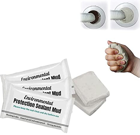 3PCS Neuer Typ Wasserdichter Dichtstoff Mastix, Reparatur-dichtschlamm, Wasserdichter Dichtungsmastix, Schnell ausbessernder Dichtungsschlamm, Wandlochfüller zur Reparatur von Löchern und Rissen