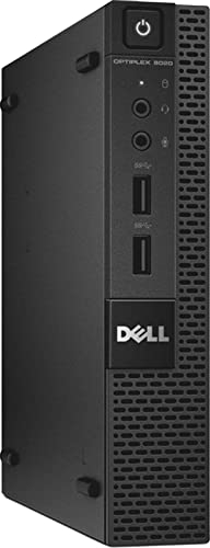 Dell Optiplex 9020 Mini PC Ordinateur Intel Core i5-4460T Ram 16 Go SSD 240 Go Windows 10 Pro + Office 2021 (reconditionné)