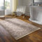 Taracarpet Teppich Palazzo Royal Kerman Taupe 195x300 cm Kurzflor Orientteppich für Wohnzimmer Esszimmer und Schlafzimmer