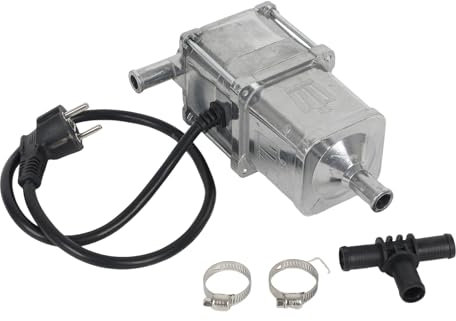 Inscrip Auto-Motorvorwärmer, Auto-Motor-Vorwärmer Verhindert Trockene Verbrennung, Universelle Luft-Standheizung für Wohnmobil, LKW, Wohnmobil, Boot, EU-Stecker, 220 V-240 V (3000W)