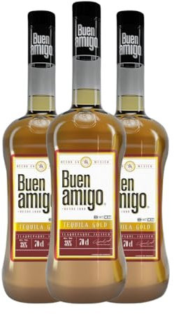 Tequila Licor 43 Buen Amigo Gold 70 cl (Caja de 3 Botellas de 70 cl)