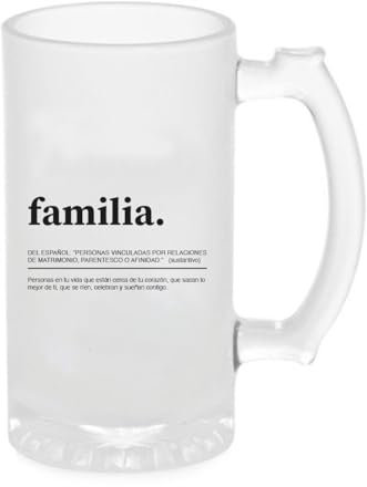 Jarra Cerveza Definiciones Originales | Regalo Original (Familia)
