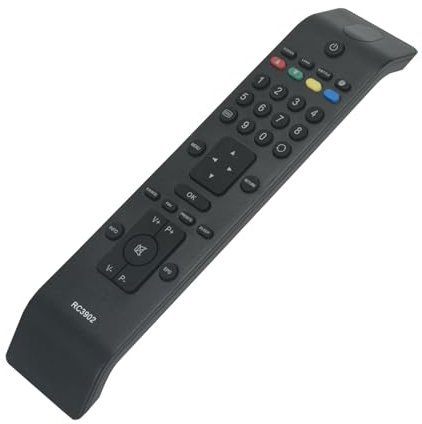 VINABTY RC3902 RC3900 Mando a Distancia sustituido fit para Sharp JVC Polaroid Bush Technika Hitachi JMB Alba TECHWOOD HDTV LED Smart TV Control Remoto RC-3902 LC22D12E LC32D12E LC40F22E L46VN05U