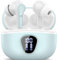 BESNOOW Auriculares Inalámbricos, 2024 Auriculares Bluetooth 5.3 con 4 HD Mic, 40H Cascos Inalámbricos Bluetooth, IP7 Impermeable, Azul Claro