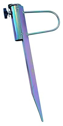 VICASKY Pied de Parasol avec Piquet de Terre Robuste pour la Plage et Les parasols Jardin, Support réglable pour différents diamètres mât à Installer