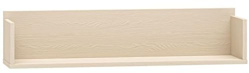 Lomadox Wandregal in Sandbeige mit fühlbarer Struktur, 90 cm Breite Board Regal wandhängend fühlbare Oberfläche