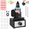 HOTUT Mini Vortex Mixer, DIY/Gundam Model Paint Mixer Shakers with 8 Mixing Bottle &12 Balls, Three-Stage Speed Mix, Hands-Free, 300~2400rpm, Suitable 10-100ml Shaker, for Paint, Acrylic Paints, Lab