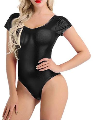 Set di lingerie seducente da donna con fontane di diamanti e decolleté profondo, biancheria intima erotica, spalline regolabili, Nero , XL