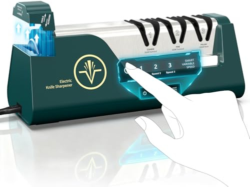 Professional Electric Knife Sharpener - Speed Variable - Open Touch-Screen