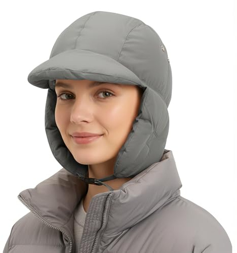 TAGVO Winter Trapper Mütze Winddicht Warme Fliegermütze mit Weichem Fleecefutter, Leichte Helmtaugliche Bomber Cap für Damen & Herren