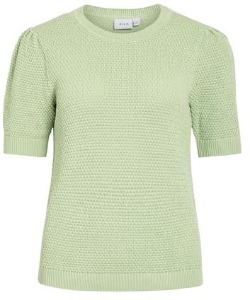 Vila Female Strickoberteil Kurzärmeliges | Knitted Top