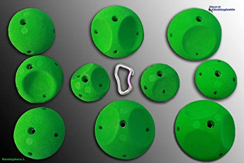 Move-it-Climbingholds - Hemisphere L (Klettergriffe-Set), Farbe:grau
