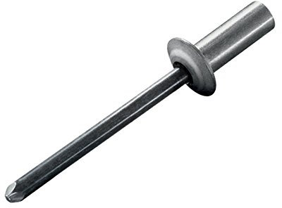 Blindnieten Popnieten CUP-Alu/Stahl Luft- und Wasserdicht Flachrundkopf 100 Stück (4,8x11 mm)