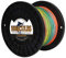 Hercules Super Cast - Lenza da pesca intrecciata, 300 m, 20 libbre, test per acqua salata e d'acqua dolce PE, treccia, 8 fili, multicolore, 9,1 kg, 0,20 mm