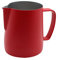 Dianoo Edelstahl Pitcher Krug Milch Schaumbecher Geeignet Für Kaffee Latte Und Schäumende Milch 350ml Rot