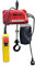 Elektrischer Kettenzug CROSSFER BDH-150 mit 150Kg Hubkraft, Kettenlänge 6 Meter, Automatische Endabschaltung oben und unten, Handbedienung mit Not-Aus Funktion, Elektrokettenzug mit 230V Motor