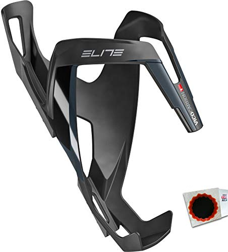 Elite Flaschenhalter Vico Carbon 20 Matt schwarz schwarz ca. 23g Fahrrad