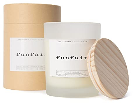 Lumaland Luma Lab Duftkerze Moods Funfair - aus 100% veganem Sojawachs - Duftmomemte für Zuhause - Kerze im Glas - nachhaltig, vegan, stilvoll - Home - Aroma & Entspannung