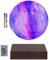 UVEHAS Schwebende Galaxie Mond Lampe - 16 Farben Magnetische Levitation Floating 3D Moon Light, mit Fernbedienung Spinning in Air LED Galaxy Night Lights für Büro Haus Dekoration