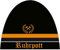 Fanshop Lünen Strickmütze Mütze Ruhrpott Wintermütze mit Stick orange Beanie Fahne, Einheitsgröße, Schwarz
