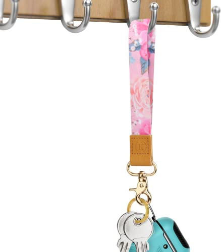 kdracoip Schlüsselband kurz schlüsselanhänger mit Schlüsselring, Handgelenk Schlüsselband für Damen & Herren als Geschenk, Lanyard für Schlüssel, Autoschlüssel, Mobile Handys Telefon, Kamera,