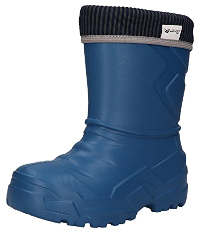 FUZZIO Stivali da pioggia in gomma per bambini e ragazze, Blu, 34 EU