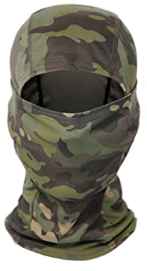 LICHUANUK Balaclava Sturmhaube taktischer UV-Schutzhut für Motorrad, Outdoor-Sport, Jagd, Radfahren, für Männer, Frauen, Motorradfahren, Skifahren, Tarnung. Grün