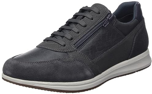 Geox U Avery A, Scarpe da Ginnastica, Uomo, Antracite, 41 EU