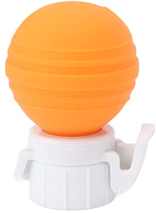 Fizz Keeper Pumpverschluss, Langlebiger, Wiederverwendbarer Getränke-Soda-Flaschenverschluss aus Silikon (Orange)
