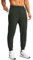 G Gradual Herren-Golfhose mit Reißverschlusstaschen, Stretch-Sweathose, schmale Passform, Trainingshose für Männer, Arbeit, Laufen, Oliv/Blatt für mich (Leaf It to Me), X-Klein
