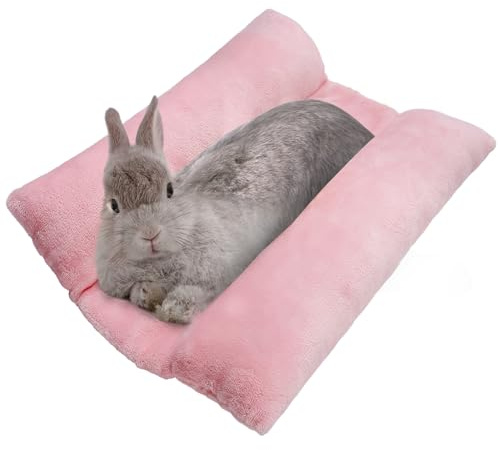 MEWTOGO - Lit pour Lapin de 40 x 35 cm pour Cage à Lapin, épais et Doux