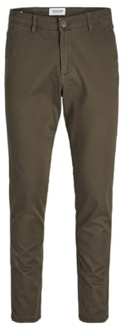 JACK & JONES Herren Jpstmarco Jjbowie Noos Chinohose, Braun,29W / 30L